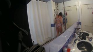 Cute sexy girl in the bathroom. hidden cam-2