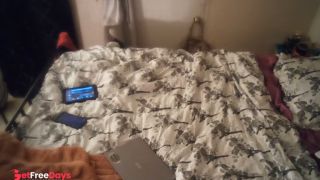 Papi catches me smoking half naked in his bed and lifts up my skirts and fucks my pink wet pussy-8