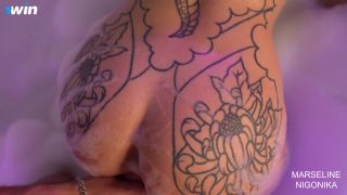 Fucking Together Tattoo Marseline Classmate In The Jacuzzi   Nigonika Best Porn 4K 1080p-2