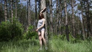 Sporty Teen Anna Creams Her Lovely Sugar Snatch Outdoors!  Full Video-1