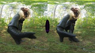 The English Mansion Mistress Sidonia: Leather Rehabilitation – VR (Release date: Feb. 22, 2021) – slave training Dirty Talk and Masturbation Instructions vr Mistress Sidonia-3