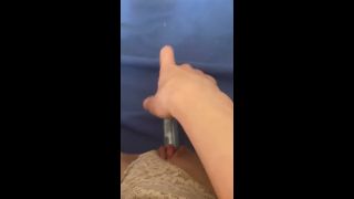 MillyMel91 - Fucking myself with gluestick, view from up-7