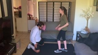 Beastcage Ballbusting - The guy checks his balls to see how strong they are.-6