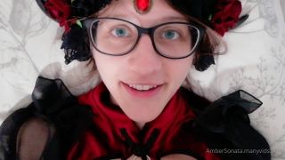 Ambersonata - hand held missionary style in the succubus costume happy halloween eve p 30-10-2021.-9