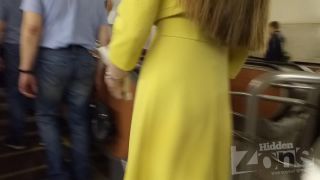 Voyeur 11096-A short yellow dress 2-0