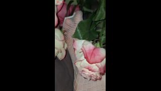 I masturbate my feet with roses-4