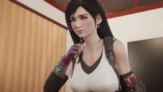 Fantasyking3 - Tifa Lockhart blowjob surprise | Fking3-D Chapter 4 | Full 1 hr movie on patreon: Fantasyking3-9