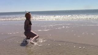 Emma Choice - Public Beach Oil and Tease on teen -9