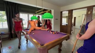 Cbt Ballbusting Pool Party With 4 Dommes.-1