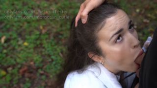 Yasmin Zbari (moroccan) Cutie Outdoor Blowjob BG POV Onlyfans (Public)-3