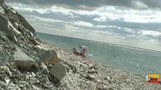 Real couples have sex at nude beach-0