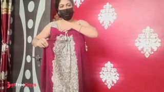 Indian Chubbby bhabhi First Ever Solo with Dirty Talk and Fingering-4