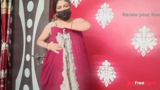 Indian Chubbby bhabhi First Ever Solo with Dirty Talk and Fingering-6