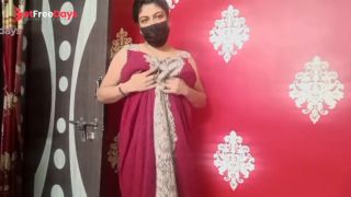 Indian Chubbby bhabhi First Ever Solo with Dirty Talk and Fingering-9