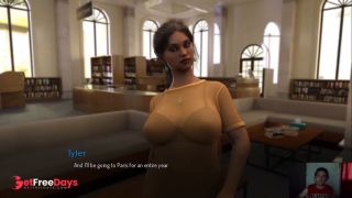 [GetFreeDays.com] Huge tits librarian asks me to fuck her after I check out her sexy body - College bound gameplay Sex Film February 2023-5