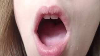 Nina Crowne - HD Close Up Mouth Cum-6