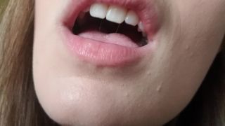 Nina Crowne - HD Close Up Mouth Cum-7