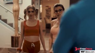 Mature Coach Shares Teen Cheerleader With Husband - Mackenzie Moss, Cory Chase-0