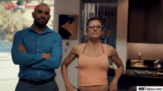 Mature Coach Shares Teen Cheerleader With Husband - Mackenzie Moss, Cory Chase-3