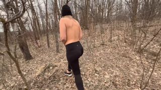 Stripping Naked And Getting Fucked In The Forest 1080p-1