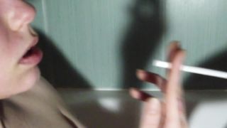 big tits fetish XcreaMMollyX - 036 SMOKING GIRL IN SLOW MOTION. LIPS, smoking on smoking-1