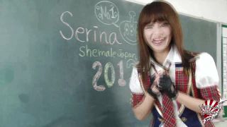 Online shemale video Serina Naughty In School-0