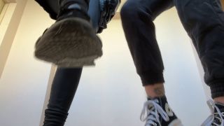 adult xxx clip 43 pornhub femdom Petite Princess FemDom – Mistress Kira and Mistress Sofi – Double POV Spitting And Dirty Sneaker Soles Worship, dirty talking on fetish porn-5