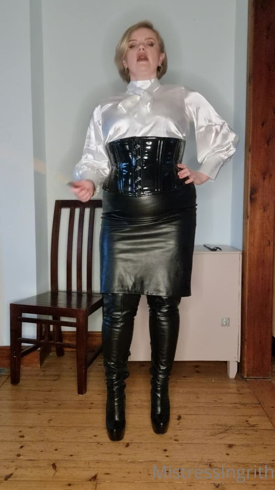 MISTRESS INGRITH - For Being Perverted Little Wanker.