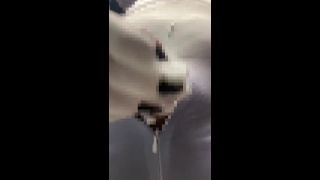 Bbw japanese chubby masturbating in a suit.-9