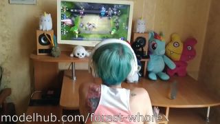 Anal fisting while playing video game Video Sex Download...-0