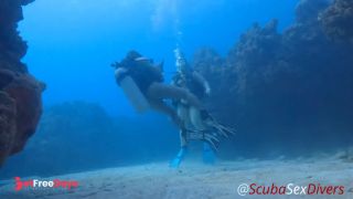 SCUBA Sex in a Sand Patch Full-Length Version - SexDivers-1