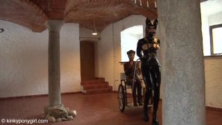 Latex Porn – 8175 – Sulky Riding, female hand fetish on fetish porn -1