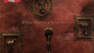 Miss Alessa Milano Sissy Bitch Blowjob StrapOn feed used Condoms Part 2-0