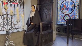 Nun Monika Fox Masturbates with Candles and Squirts-1