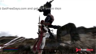 [GetFreeDays.com] Two Giantess have fun in the Kingdom - Skyrim Giantess Sex Leak April 2023-8