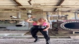 Latex Whip Practice In The Boiler Room.-2