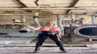 Latex Whip Practice In The Boiler Room.-6