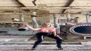 Latex Whip Practice In The Boiler Room.-7
