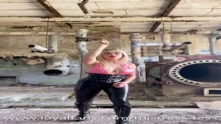 Latex Whip Practice In The Boiler Room.-9