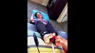 Ariel tickled at NEST by a Friend Tickling-8