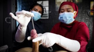 DOMINA FIRE - Sounding And Milking By 2 Sadistic Nurses.-2