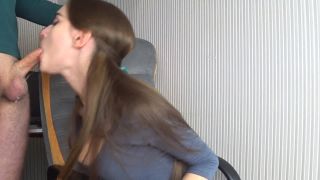 Secretary girl make a deep blowjob to her boss-6
