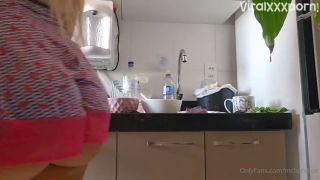  mc MC Bandida Curvy Goddess Teasing in the Kitchen in her lingerie and short dress in this OnlyFans video MC BANDIDA-0