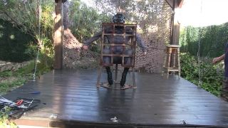 Breathplay and Teasing in the Torture Cage Sex Clip Vide...-5