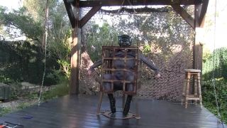 Breathplay and Teasing in the Torture Cage Sex Clip Vide...-7
