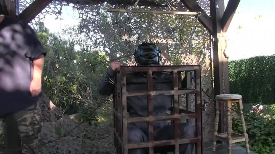 Breathplay and Teasing in the Torture Cage Sex Clip Vide...