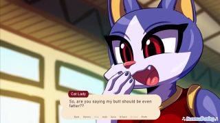 MommaGaming - Animal Crossing Cat Sat On My Cock THE FATTES THIGHS - Waifu Crossing R34 Hentai Game (VA)-3