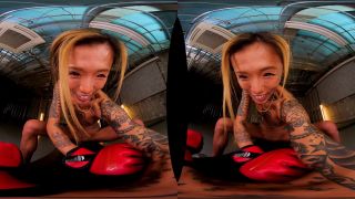 MRVR-004 黒ギャル格闘家の暴力的射精管理でM男が再起不能になるまで逆レ●プ:3ラウンド 鮫島るい-6