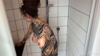 Aja - Moon - Extra rasiert für DICH - Solo unter der Dusche 1080P - Germany-0