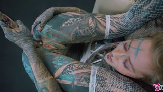 Tattoo Girl Masturbating With BIG STEEL TOY, ANAL Masturbation, Gape, A.-6